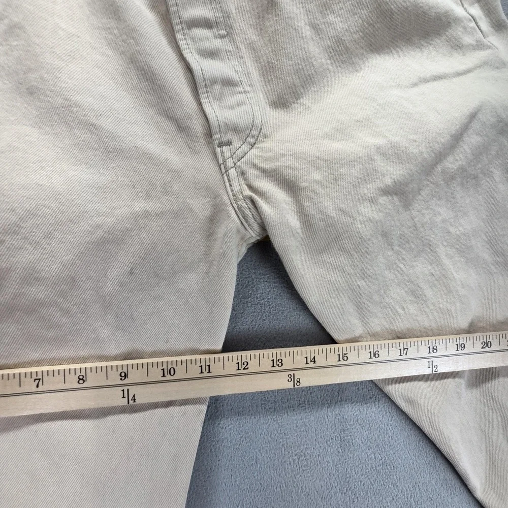 Vintage Levis 501 Jeans Mens Beige‎ Straight Button Fly USA Stains Fits 32x34